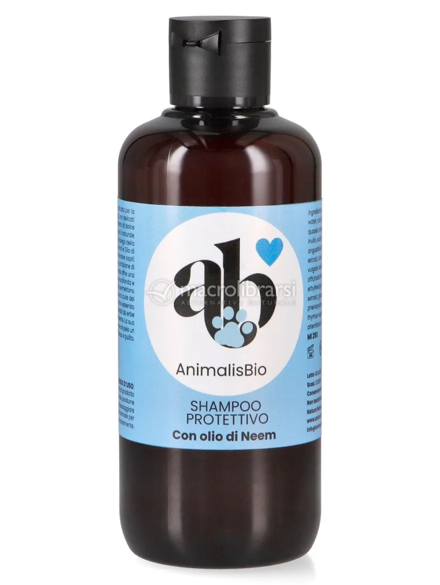 Shampoo Protettivo per Cani con Olio di Neem
