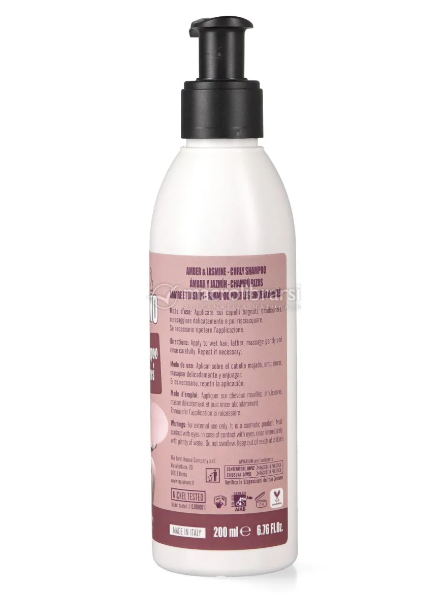 Shampoo Ricci - Ambra e Gelsomino