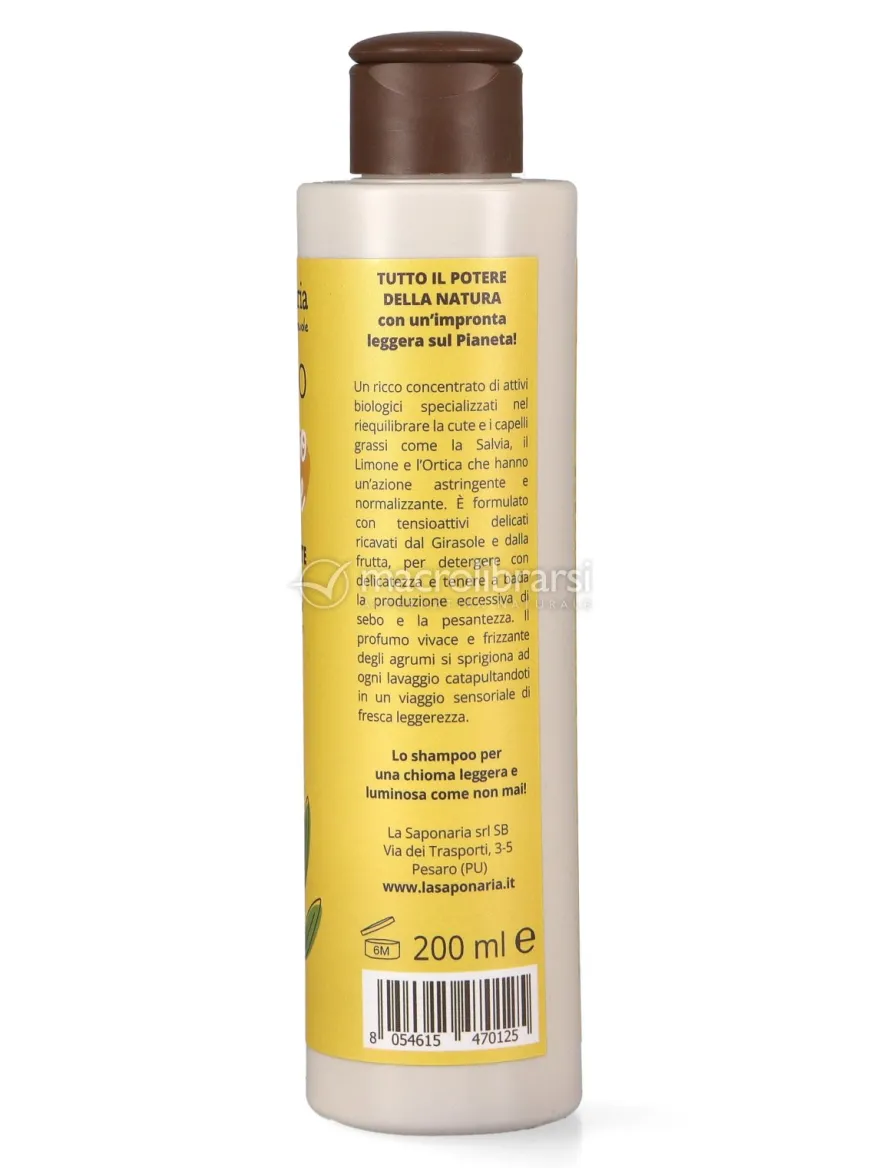 Shampoo Riequilibrante Salvia Bio e Limone