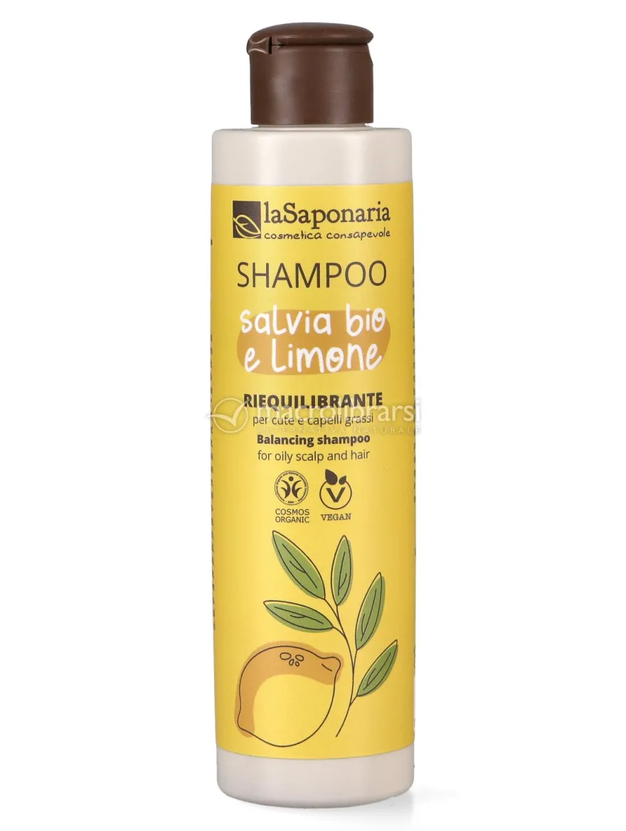Shampoo Riequilibrante Salvia Bio e Limone