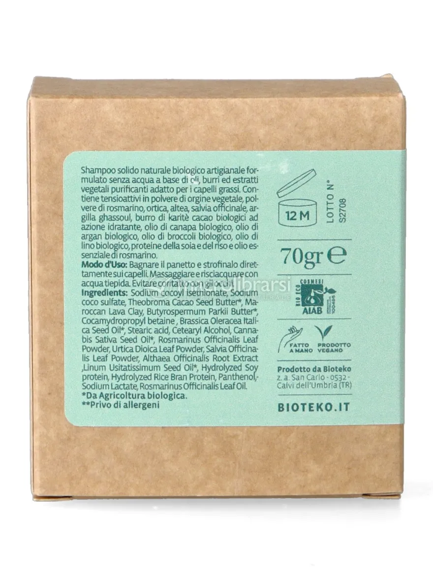 Shampoo Solido Capelli Grassi - Altea e Rosmarino