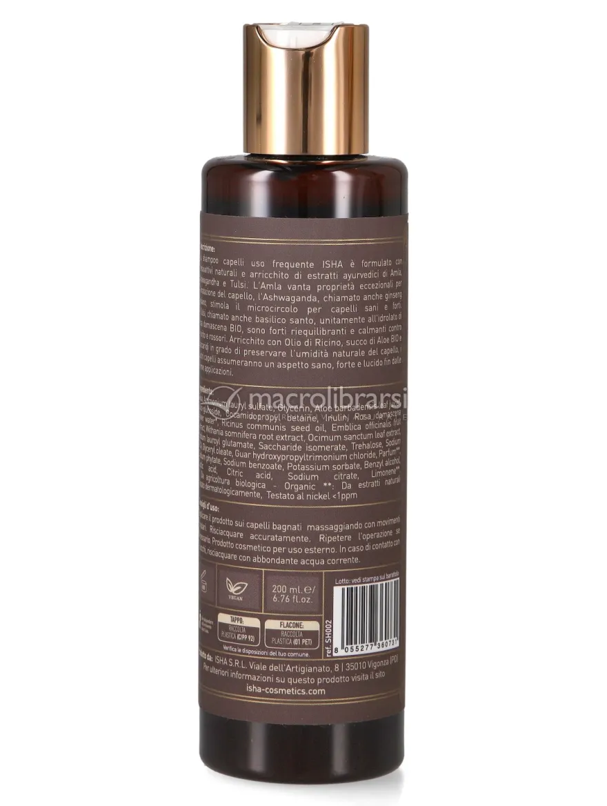 Shampoo Uso Frequente con Amla, Tulsi e Ashwagandha