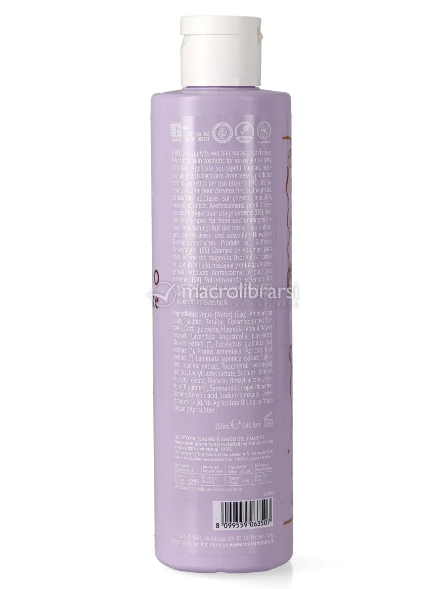 Shampoo Volumizzante Capelli Fini alla Magnolia