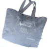 Shopping Bag in Cotone con Fiore di Loto