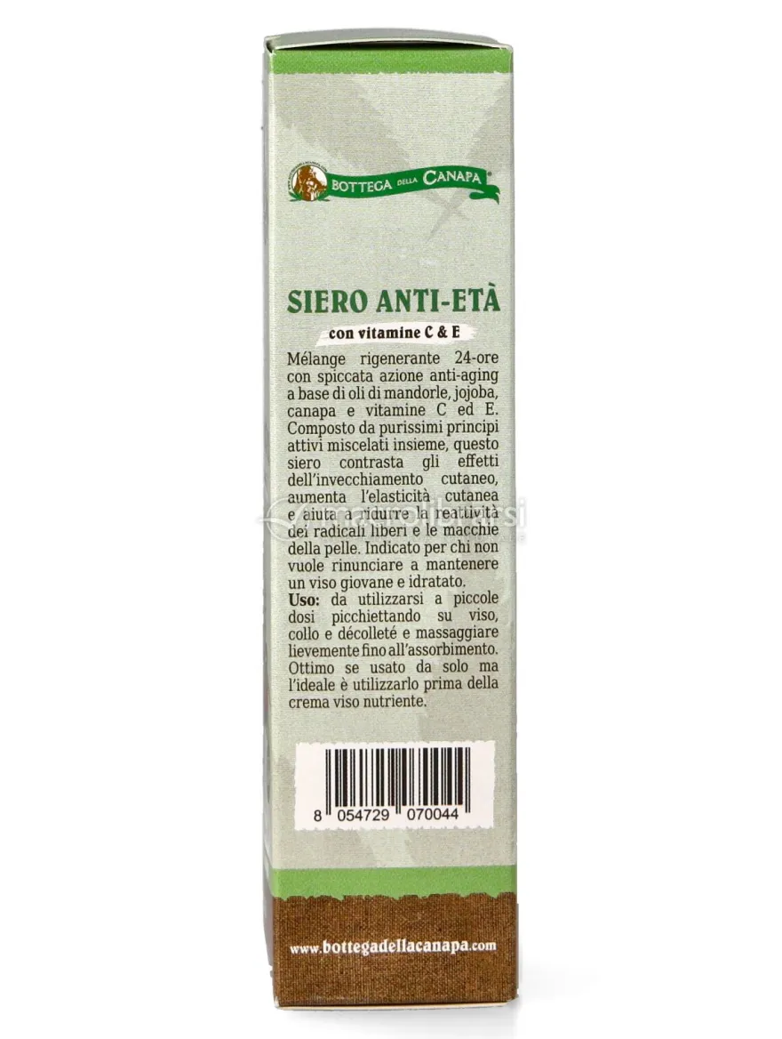 Siero Anti-Età all’Olio di Canapa