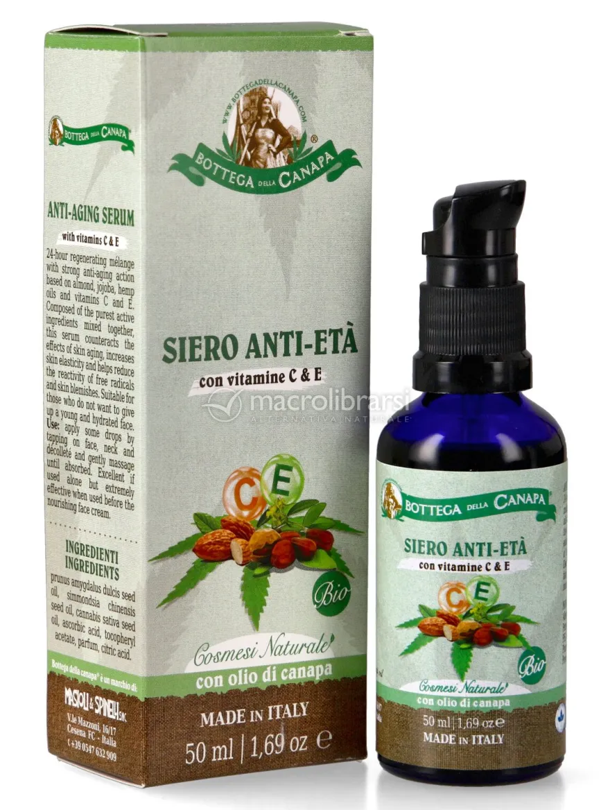 Siero Anti-Età all’Olio di Canapa