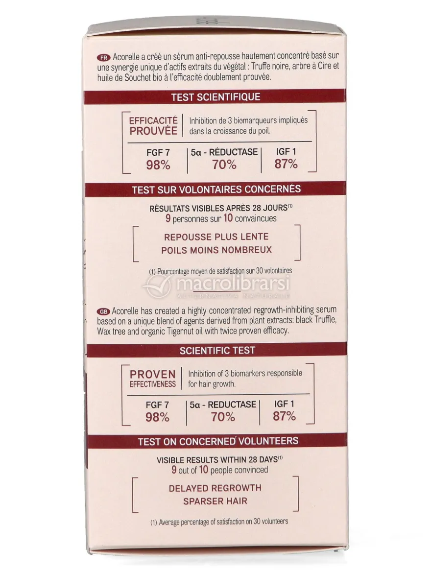 Siero Antiricrescita Peli Superflui - Aree Localizzate