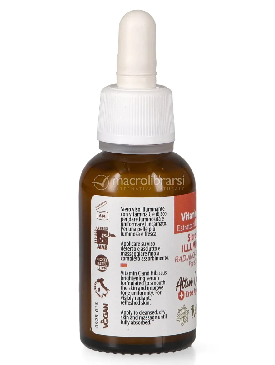 Siero Viso Illuminante Vitamina C 2% + Ibisco 1%