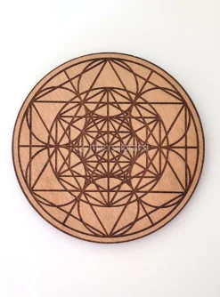Sigillo di Venere/Amore Giordano Bruno - Disco Inciso in Legno Okumè