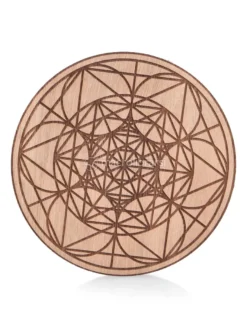 Sigillo di Venere/Amore Giordano Bruno - Disco Inciso in Legno Okumè
