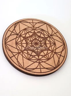 Sigillo di Venere/Amore Giordano Bruno - Disco Inciso in Legno Okumè
