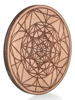 Sigillo di Venere/Amore Giordano Bruno - Disco Inciso in Legno Okumè