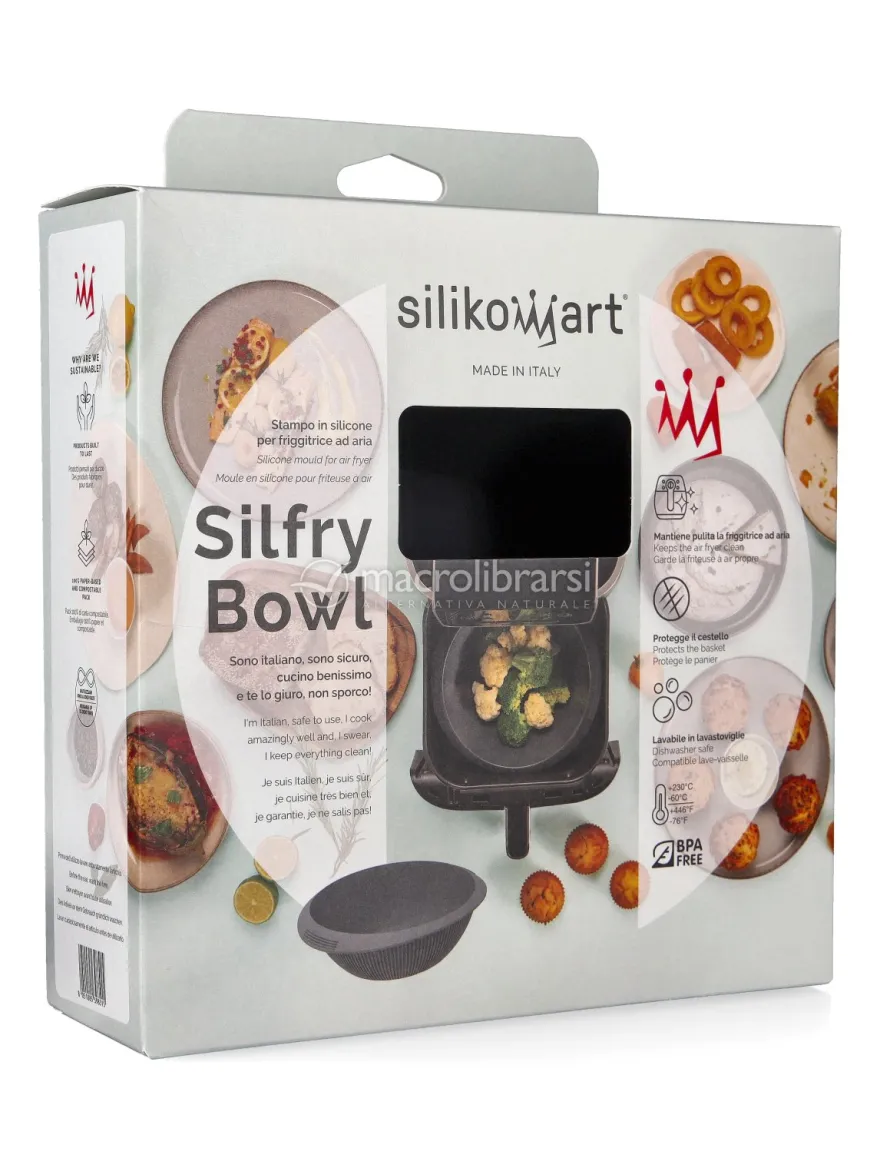 Silfry Bowl - Ciotola in Silicone per Friggere ad Aria