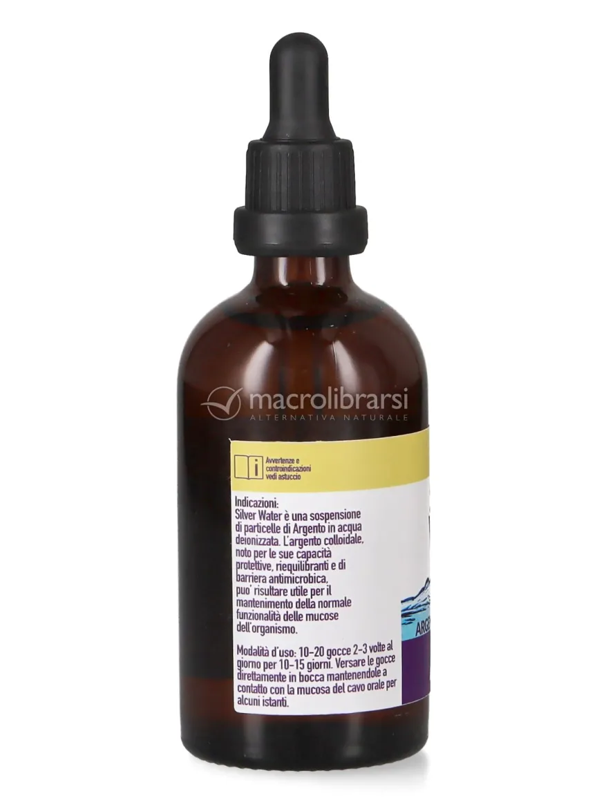 Silver Water - Argento Colloidale 20 ppm - Gocce e Spray