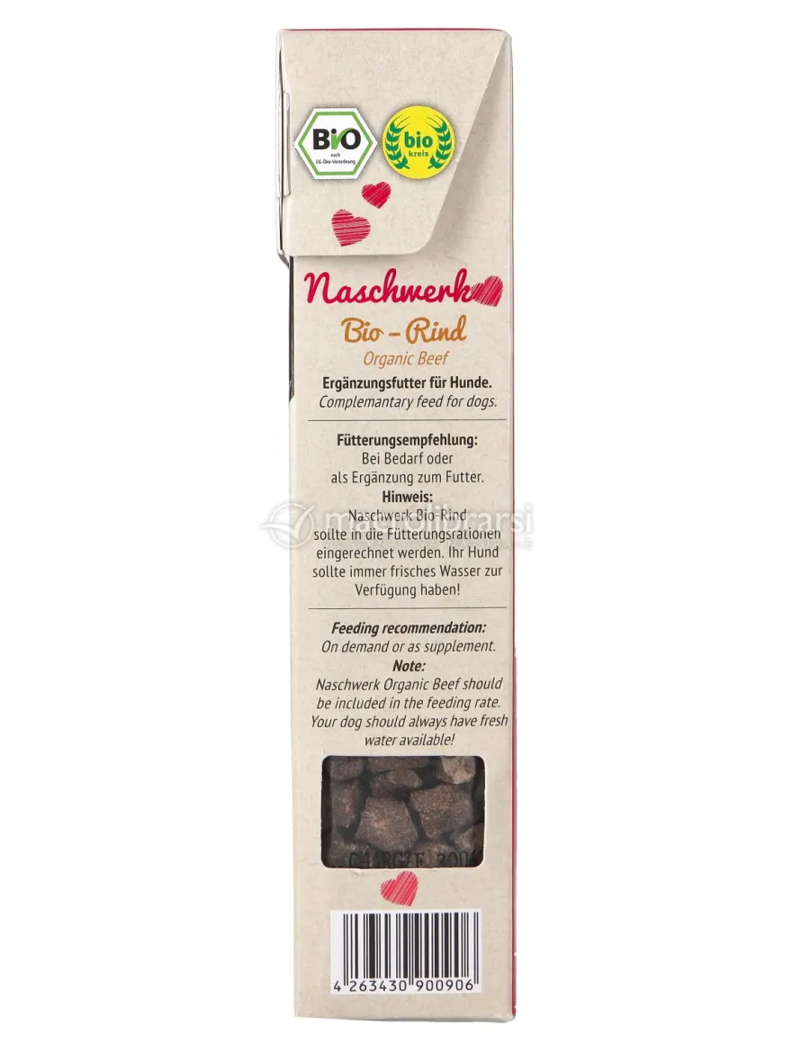 Snack al Manzo Bio per Cani