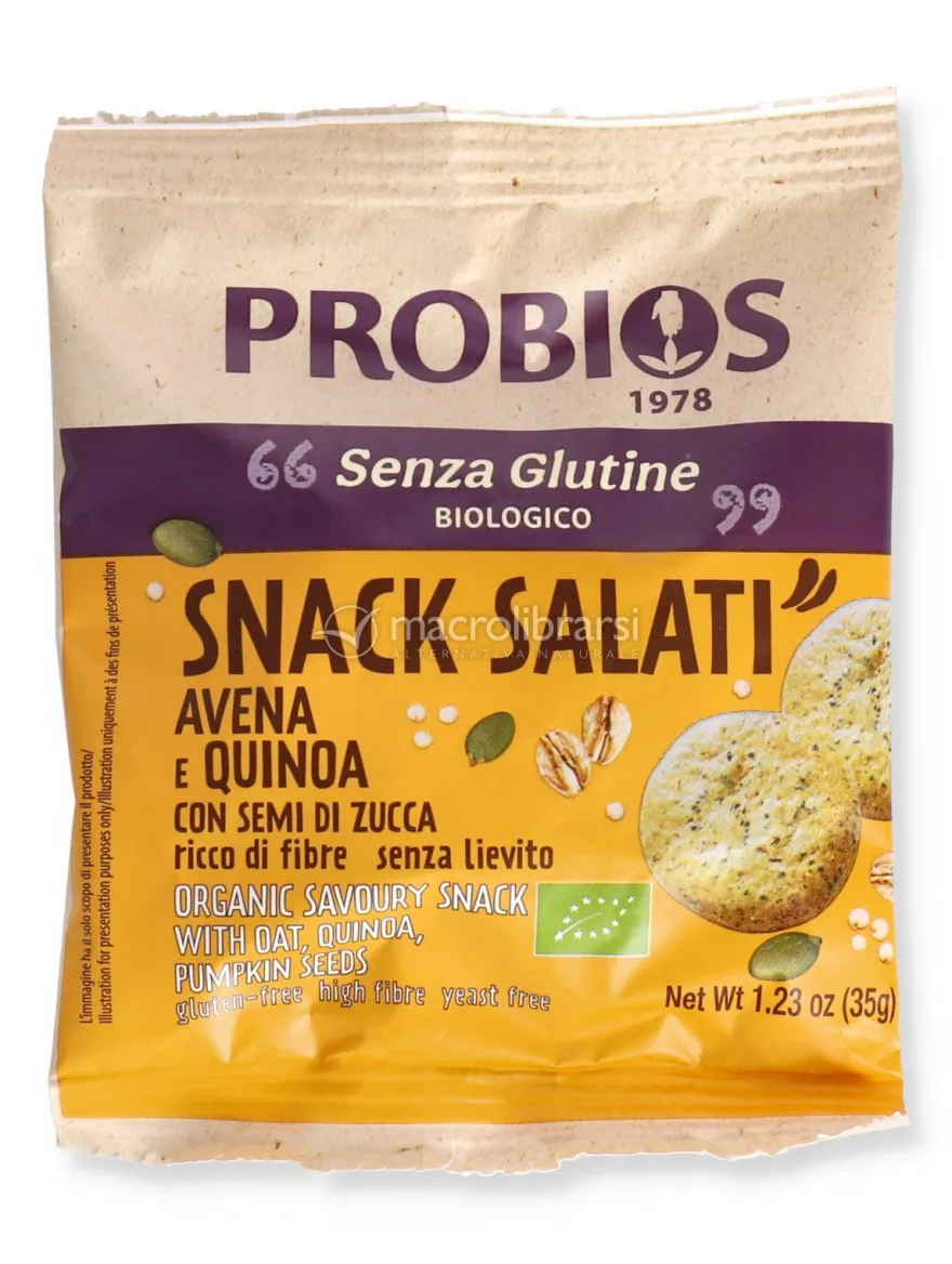 Snack Avena e Quinoa con Semi di Zucca