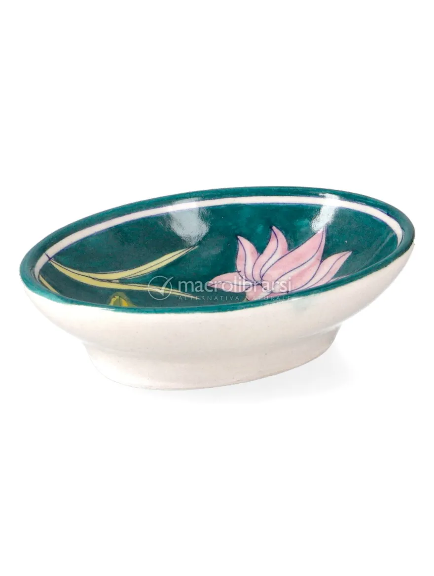 Soap Dish Blue Pottery