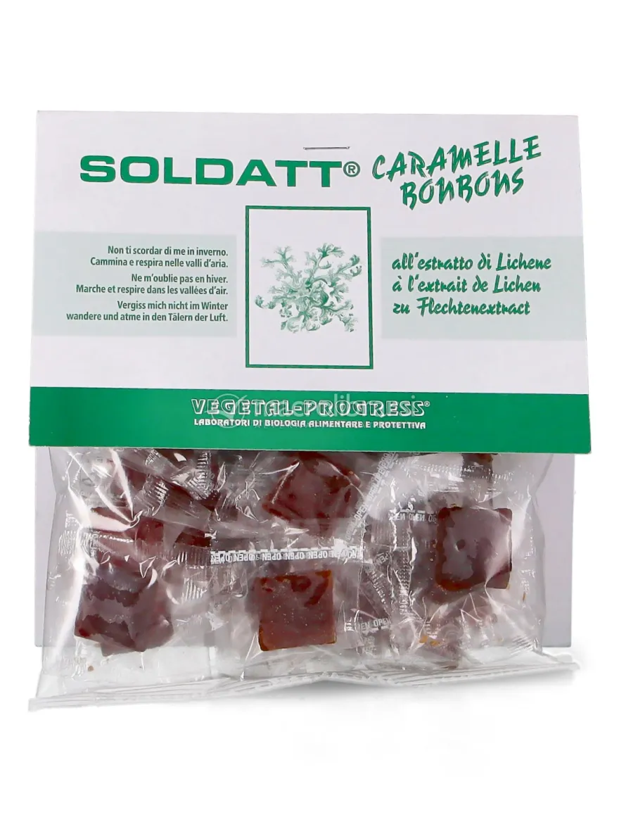 Soldatt Caramelle Bonbons al Lichene