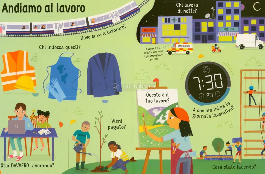Sollevo e Scopro - Il Libro dei Perché - Che Lavoro Farò da Grande