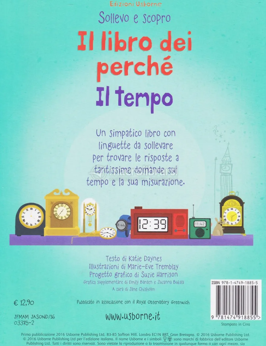 Sollevo e Scopro - Il Libro dei Perché - Il Tempo