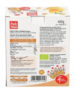 Solo Frutta - Mela e Banana - 4 Pezzi