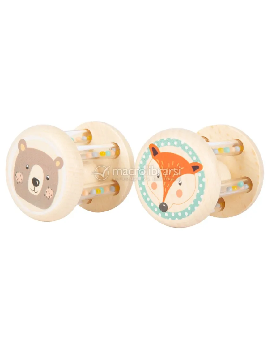 Sonagli in Legno per Neonati - Animali