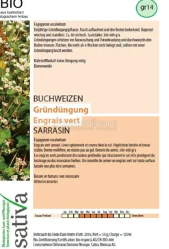 Sovescio Grano Saraceno