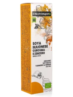 Soya Maionese Bio in Tubetto - Salsa di Soia con Curcuma e Zenzero