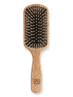 Spazzola Rettangolare Media in Legno con Denti Lunghi