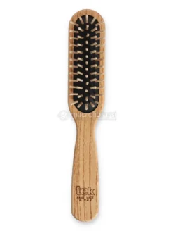 Spazzola Rettangolare Piccola in Legno con Denti Corti