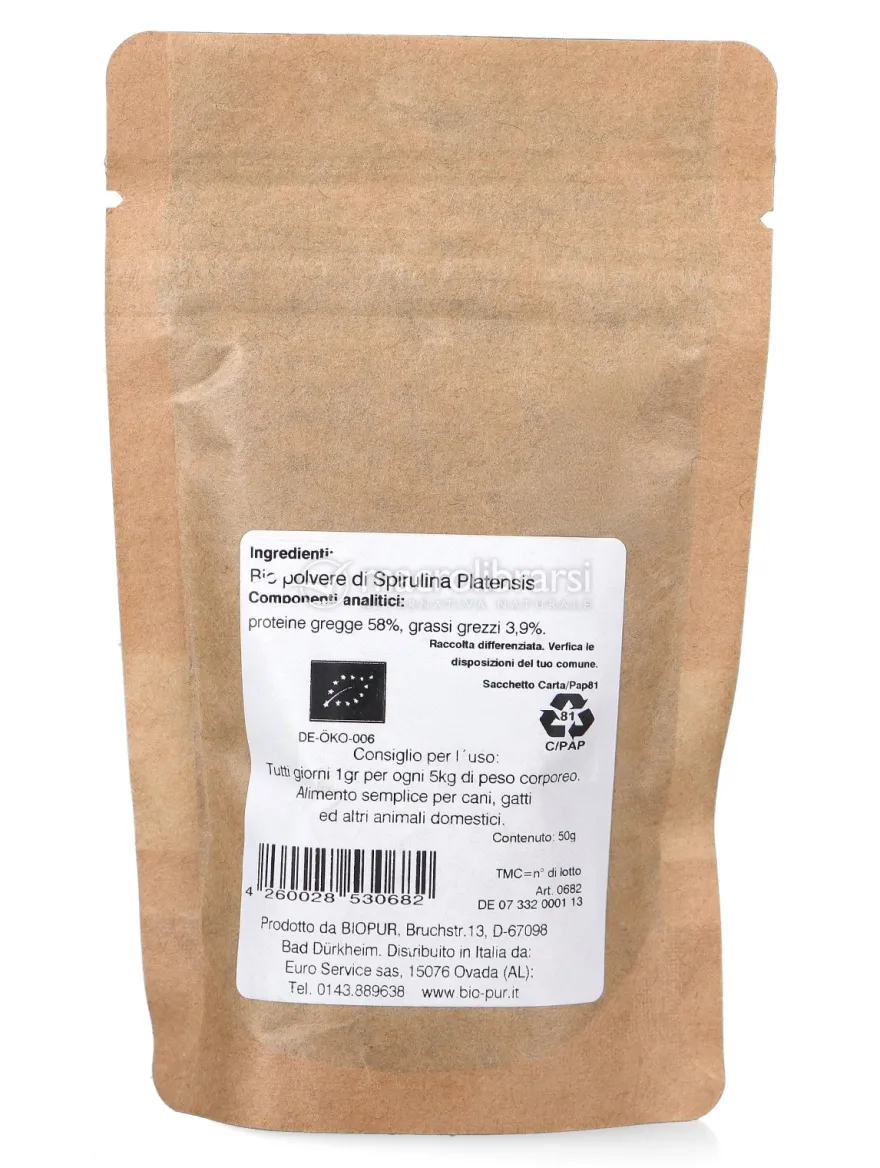 Spirulina Platensis - Integratore per Cani e Gatti