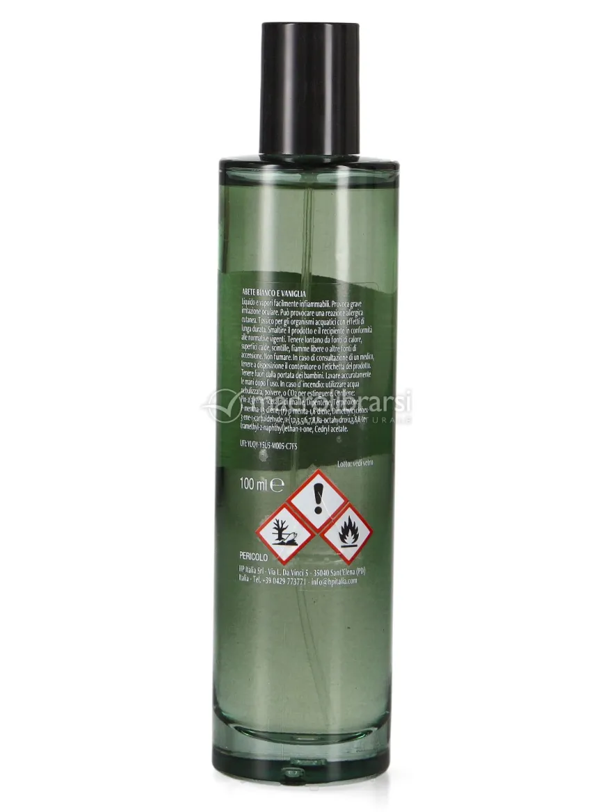 Spray Ambiente con Oli Essenziali - Abete Bianco e Vaniglia