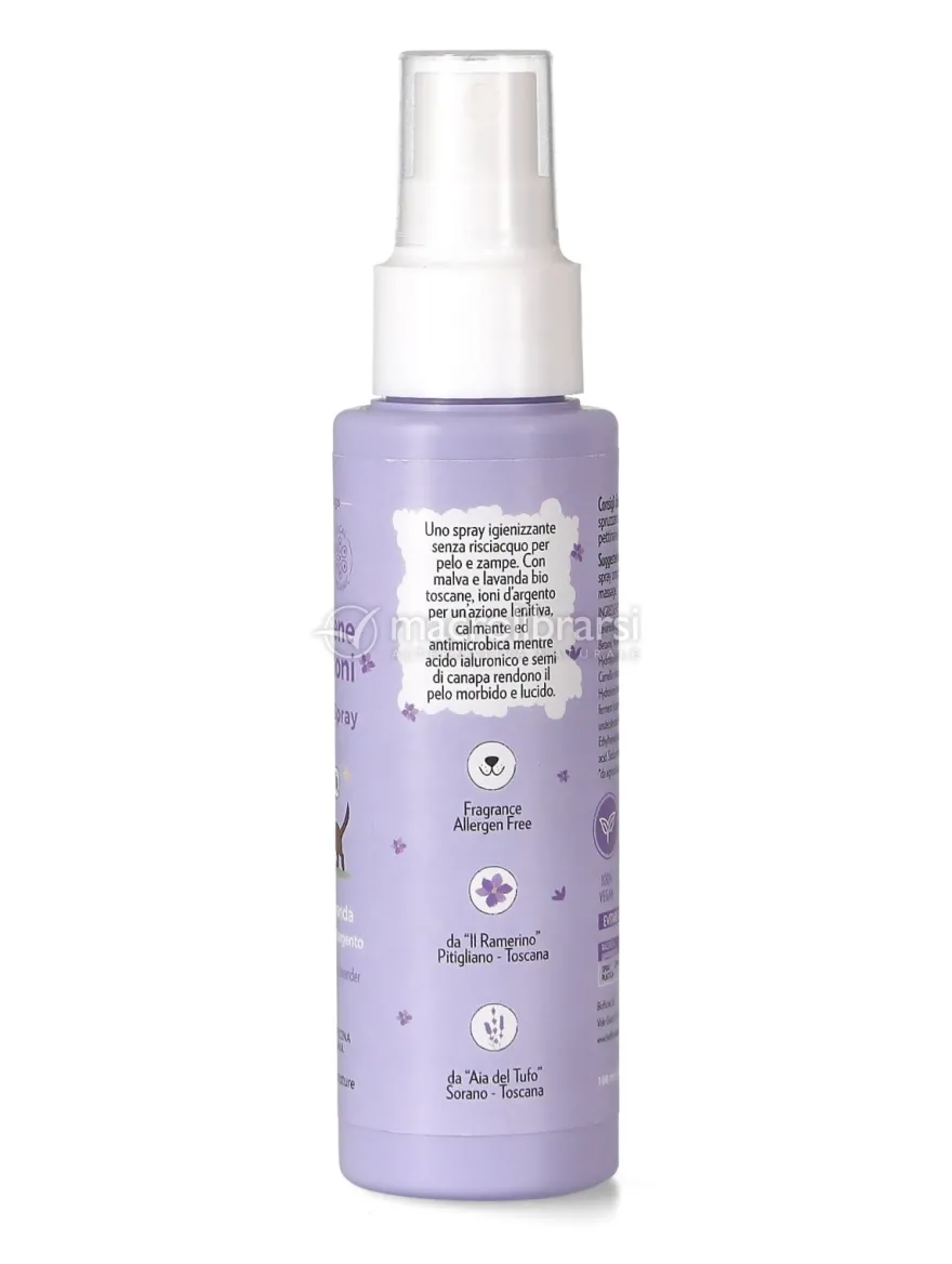 Spray Igienizzante per Cani agli Ioni d'Argento