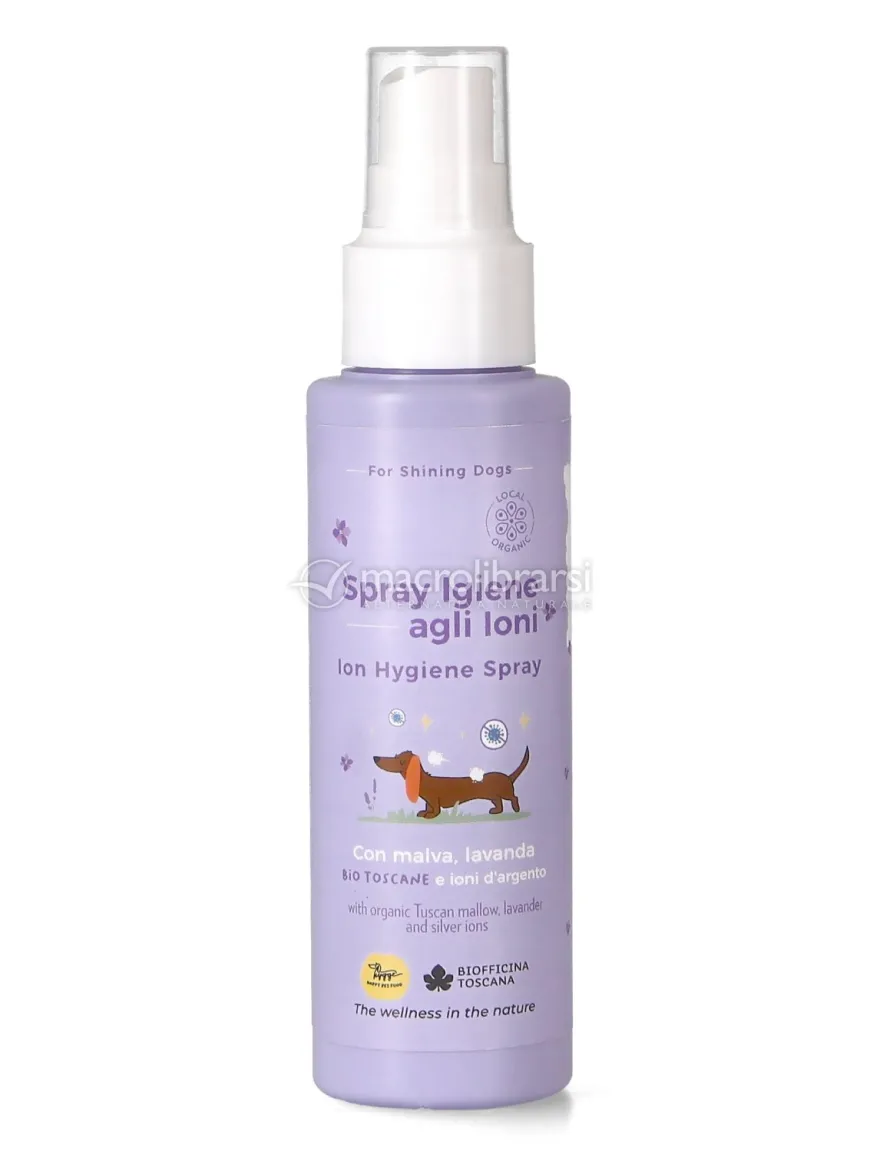 Spray Igienizzante per Cani agli Ioni d'Argento