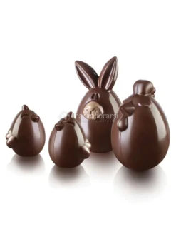 Stampi Termoformati per Uova di Cioccolato - Lucky Bunny