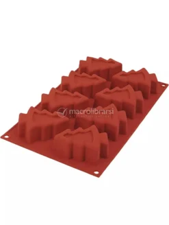 Stampo in Silicone Platinum Pino Natalizio - 8 Alberi di Natale