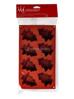 Stampo in Silicone Platinum Pino Natalizio - 8 Alberi di Natale