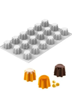 Stampo in Silicone Platinum per Mini Pandori di Natale con 18 Mimi Pandoro XS