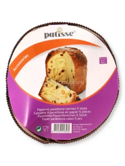 Stampo Panettone in Carta - Confezione 5 Pezzi
