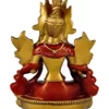 Statuetta Green Tara - Oro Rosso
