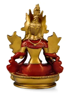 Statuetta Green Tara - Oro Rosso