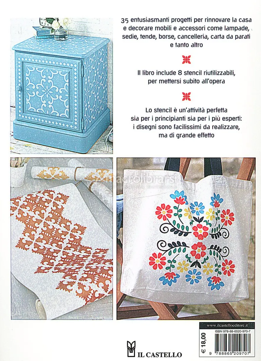 Stencil Moderni + 8 Stencil Riutilizzabili