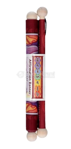Stendardo con Mantra "Om Mani Padme Hum"
