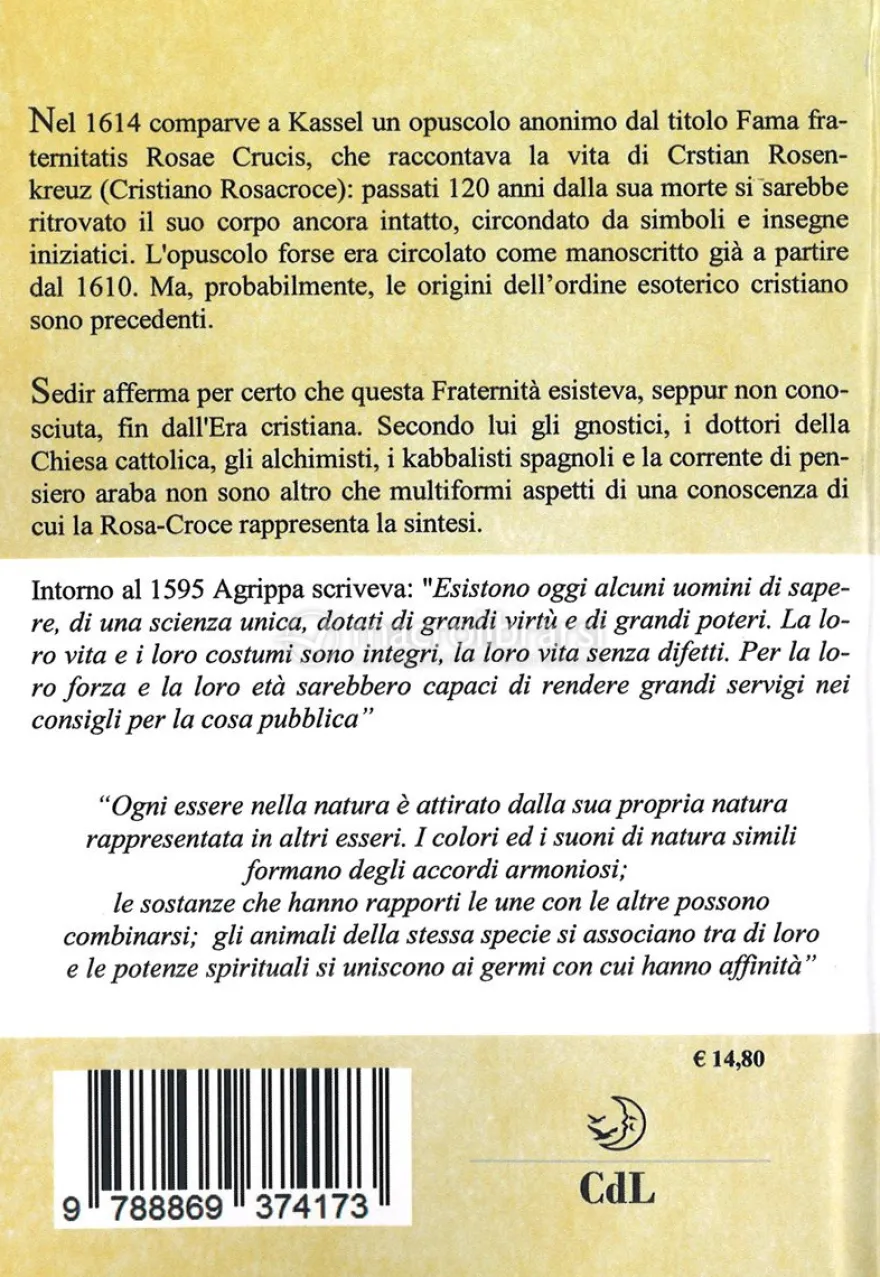 Storia e Dottrina dei Rosacroce