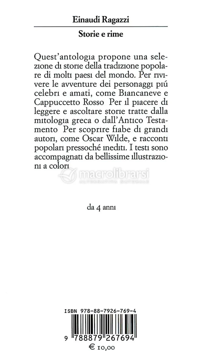 Storie Classiche - Fiabe, Miti, Racconti Popolari