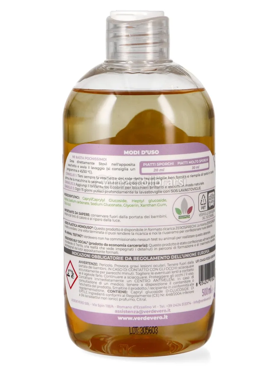 Stovì - Detersivo Lavastoviglie 100% Ecologico