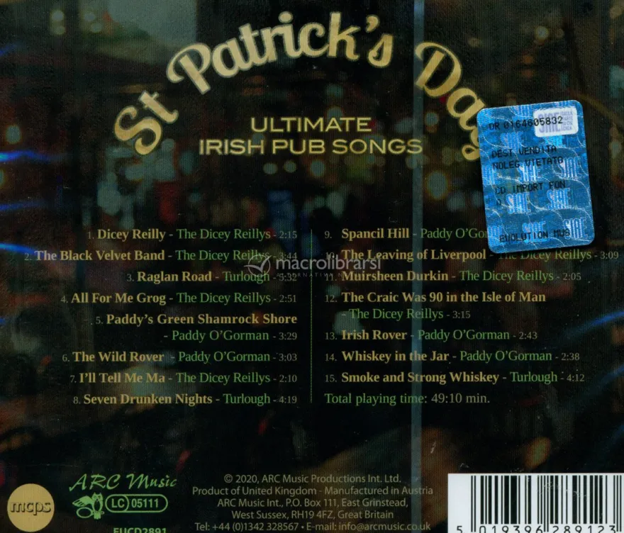 St Patrick's Day - Ultimate Irish Pub Songs