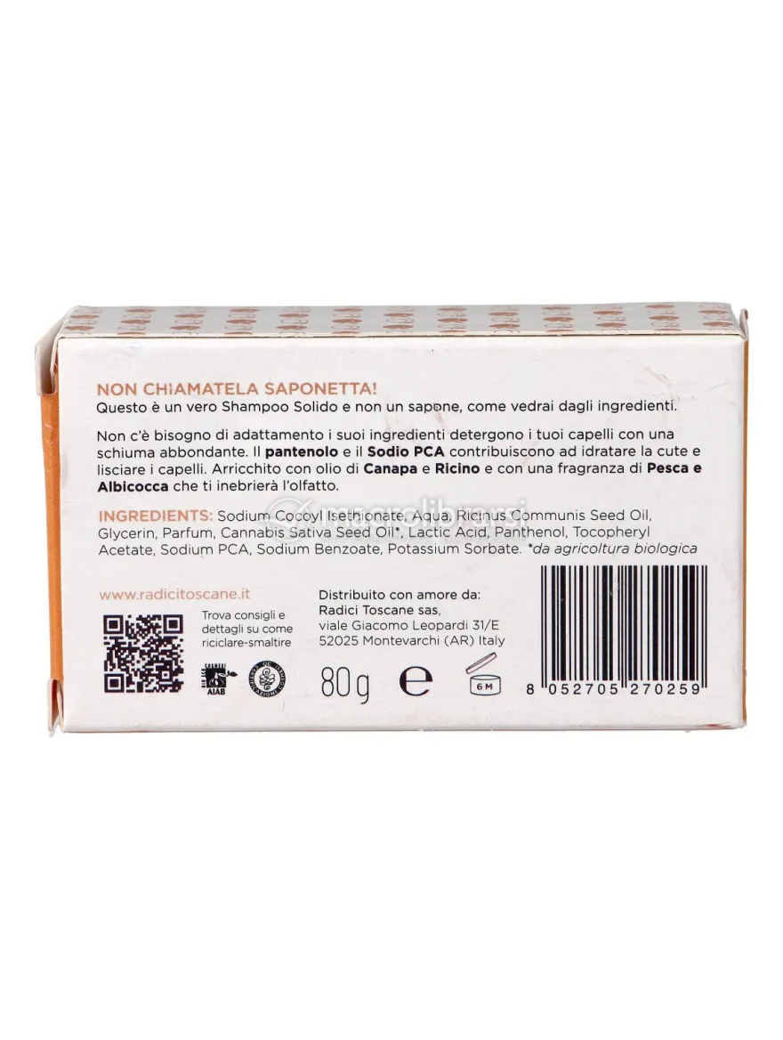 Strasolido - Shampoo Solido Biologico per Capelli Lisci