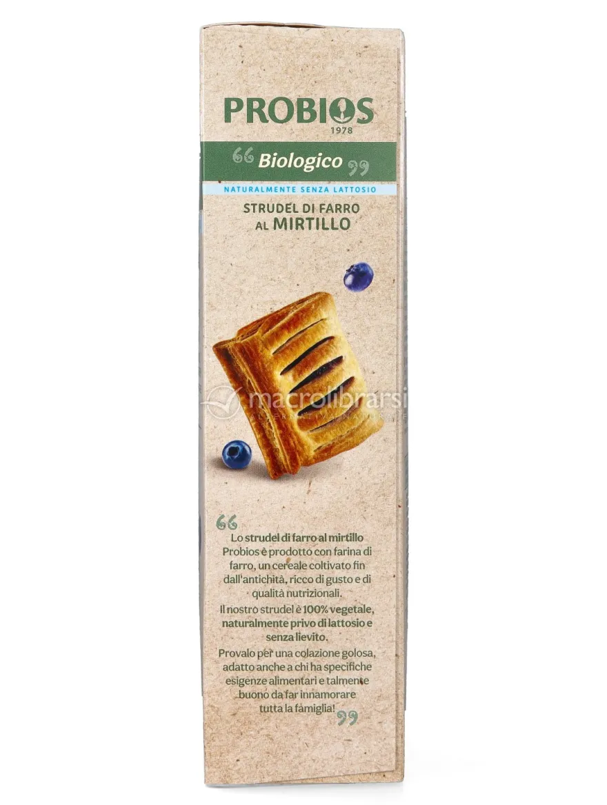 Strudel di Farro al Mirtillo