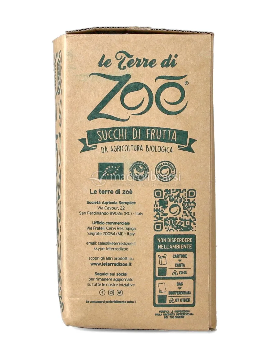 Succo Biologico di Arancia Rossa - 3 l